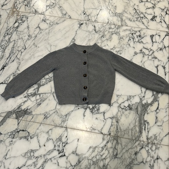 Grey Knit Cardigan - Picture 2 of 5